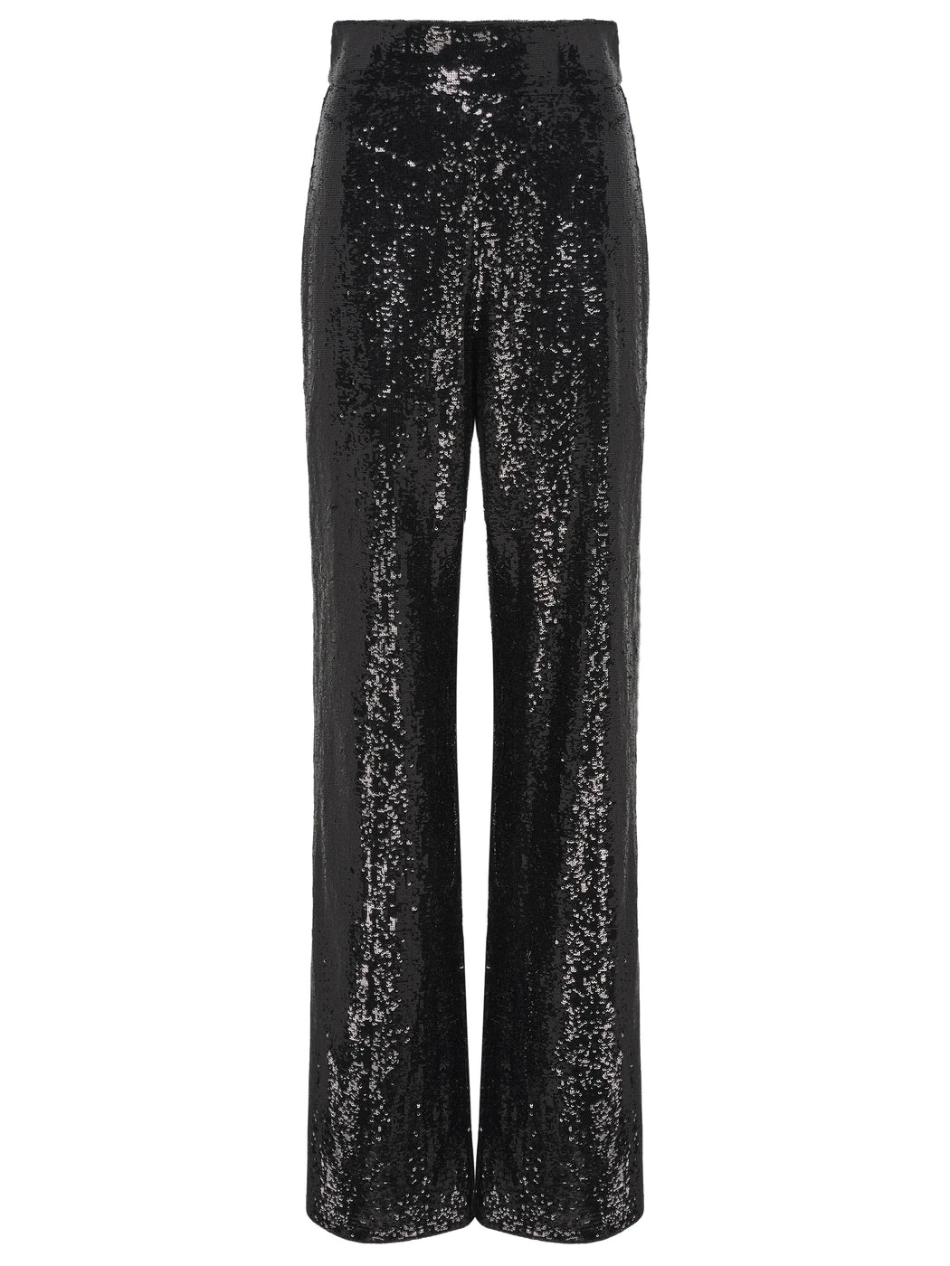 marcel-ostertag-paillette-hose-schwarz-hoher-bund-xs image 1
