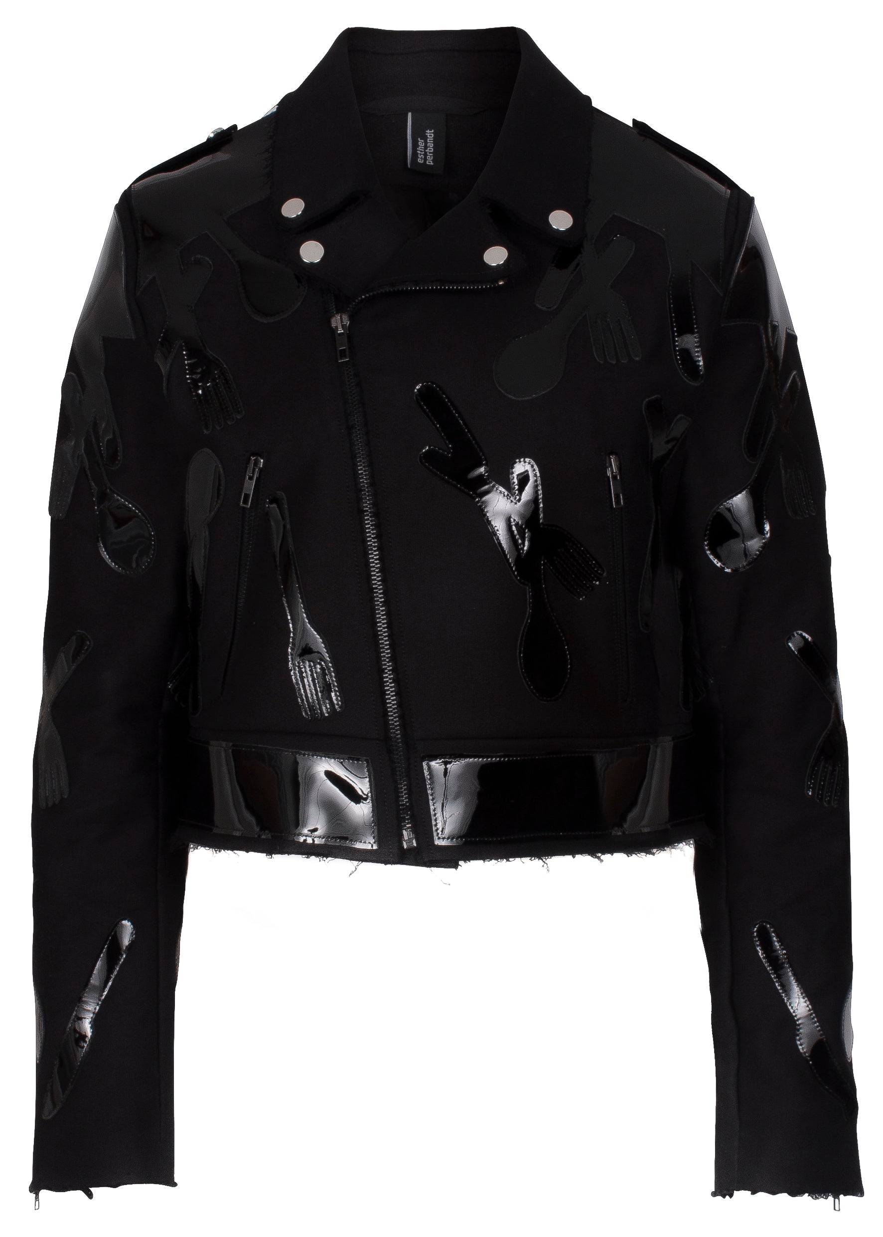 esther-perbandt-rider-cutlery-bikerjacke-damen-schwarz image 4