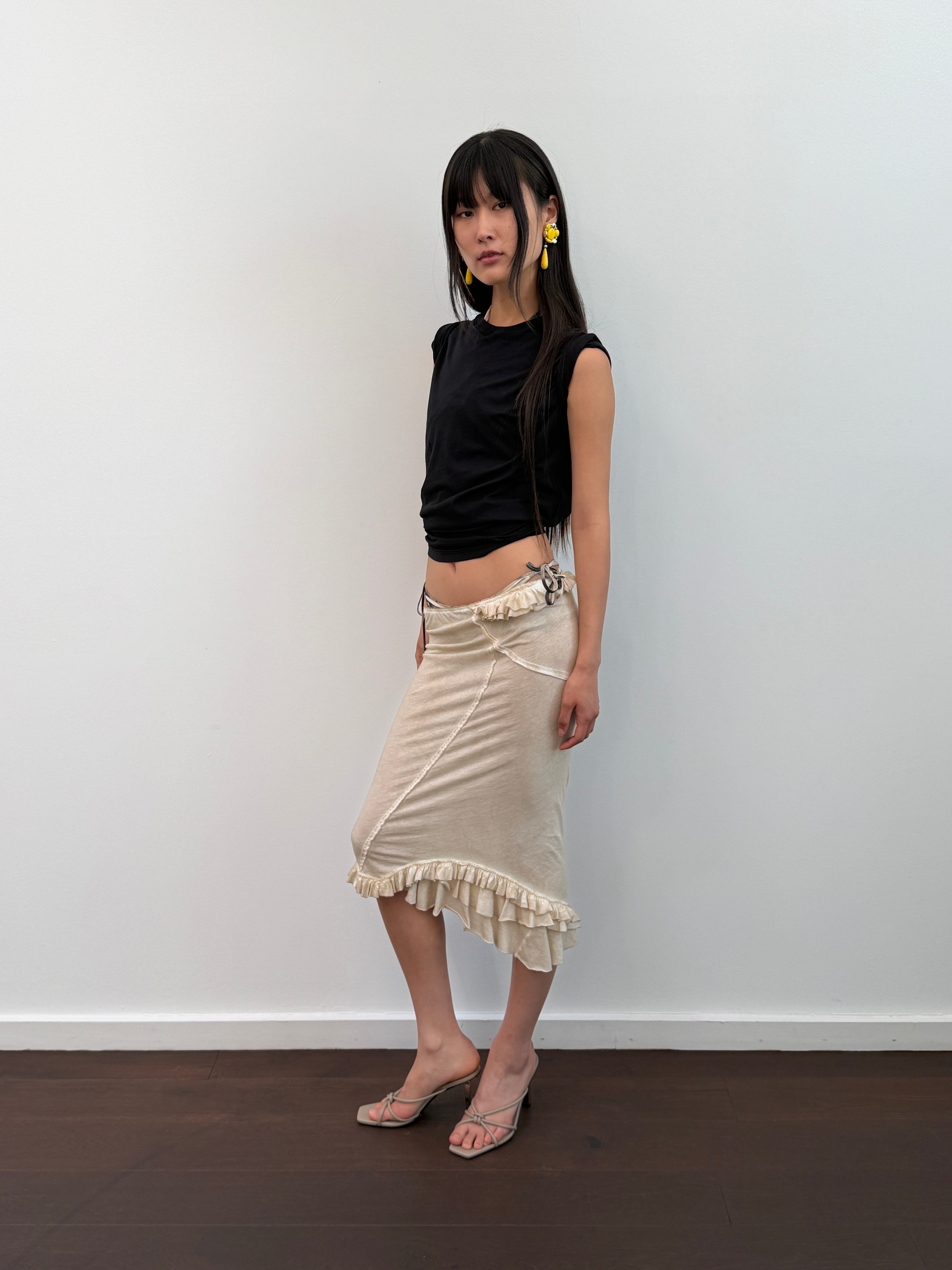 ioannes-ruffle-skirt-midirock-r-schen-pflanzengef-rbt image 2