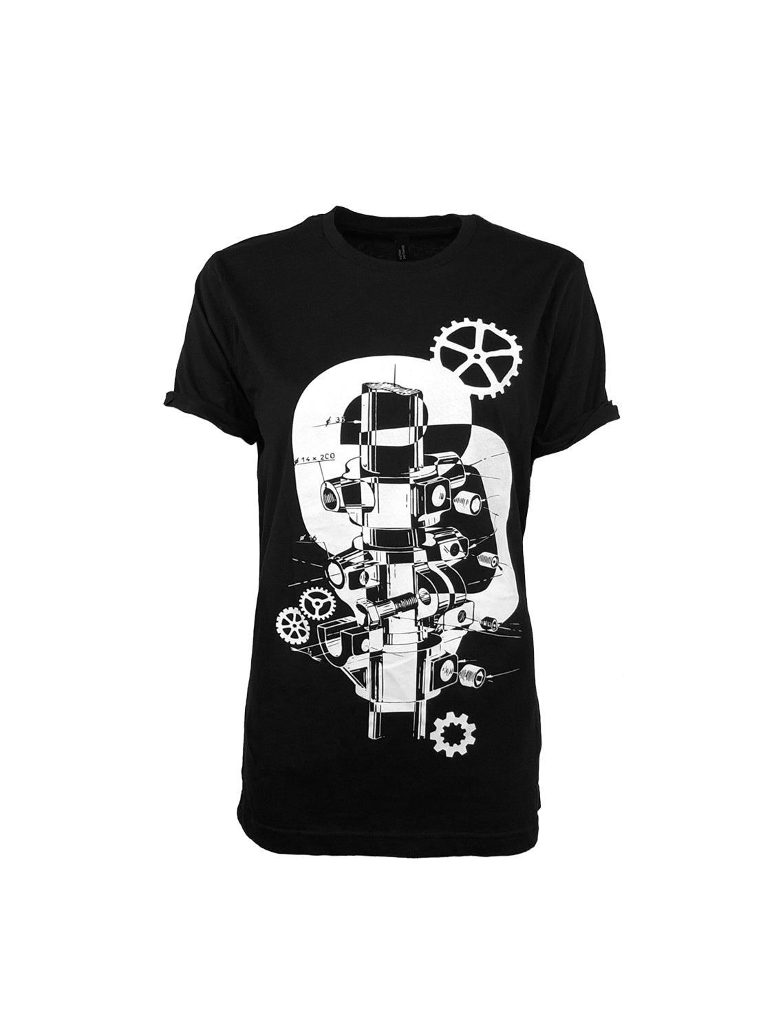 esther-perbandt-dream-machine-t-shirt-herren-schwarz-bio-baumwolle image 4