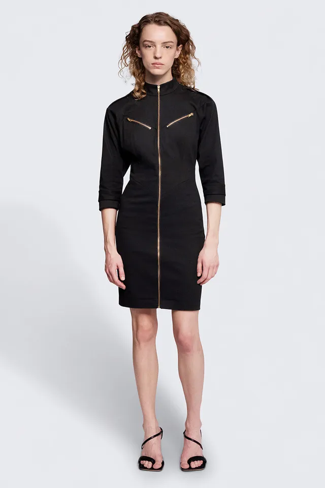 esther-perbandt-marfa-kleid-damen-schwarz-baumwolle-rei-verschluss image 1