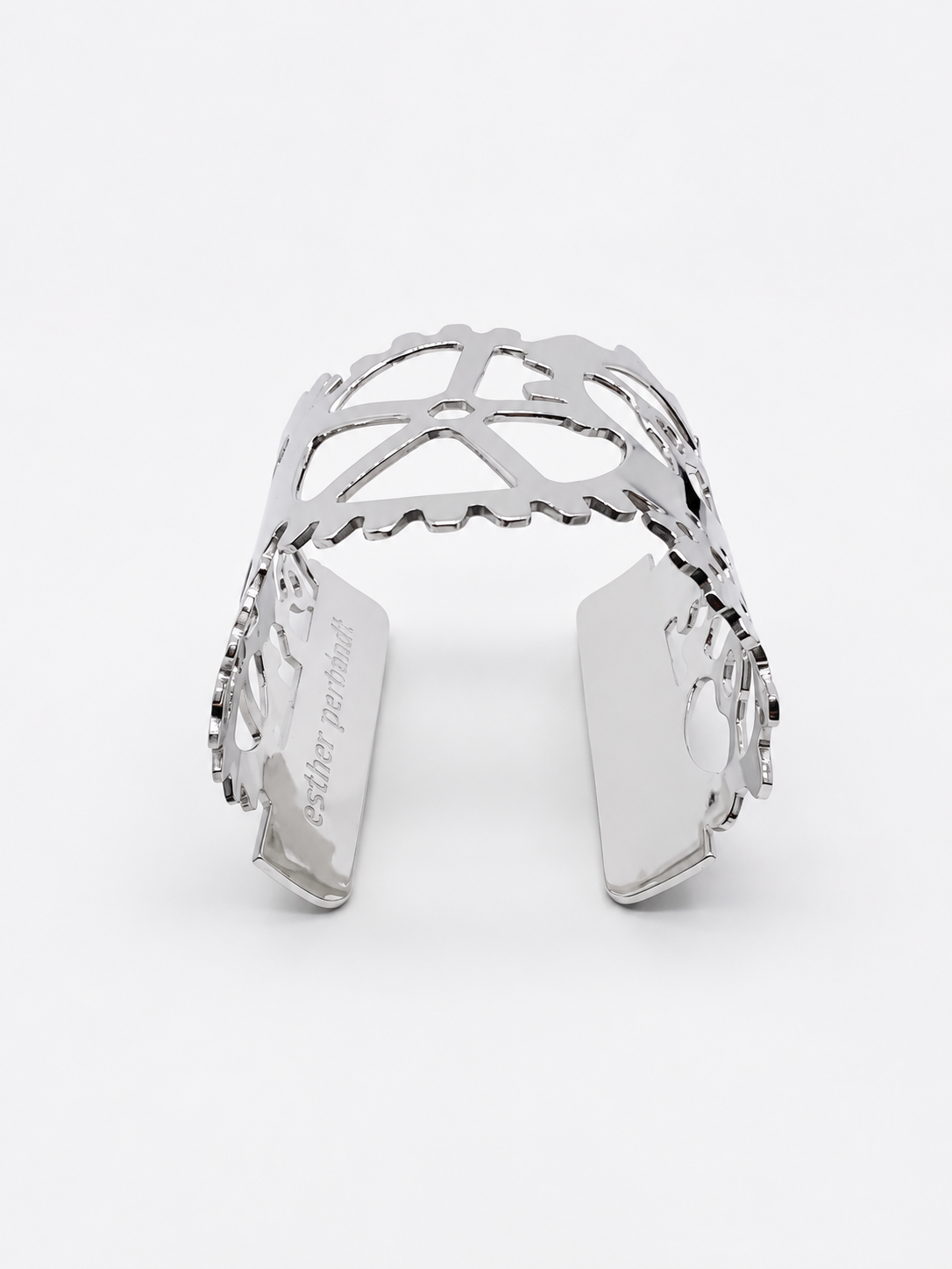 esther-perbandt-gearwheel-armreif-silber-breit-verstellbar image 6