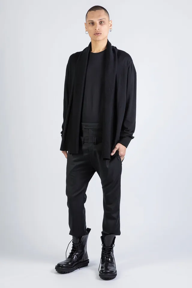 esther-perbandt-earthlight-long-cardigan-schwarz-wolle image 1