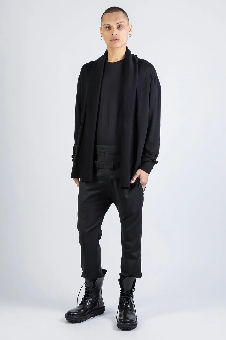 esther-perbandt-earthlight-long-cardigan-schwarz-wolle image 1