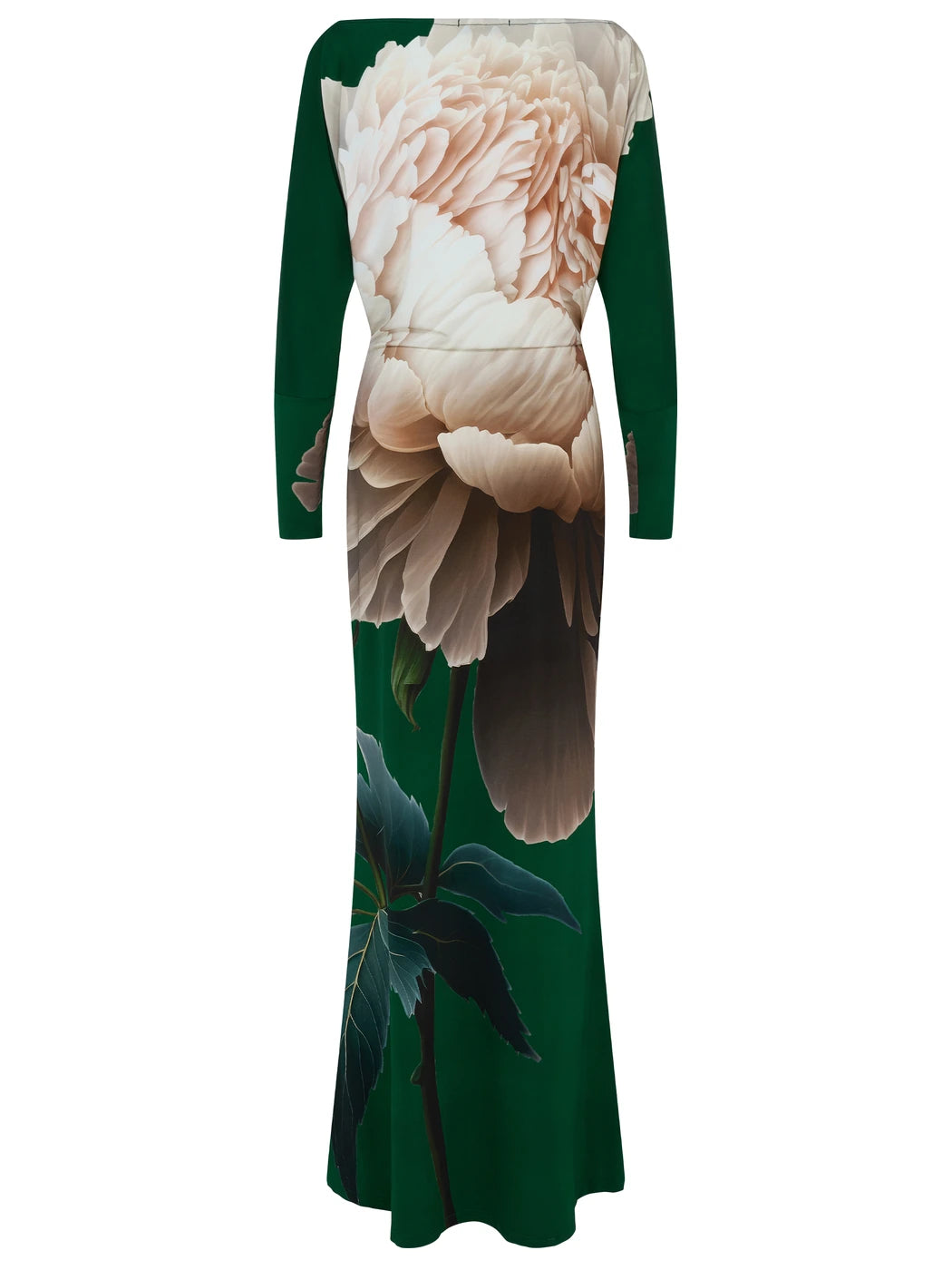 marcel-ostertag-dancing-flowers-stretchkleid-gr-n-maxi image 2