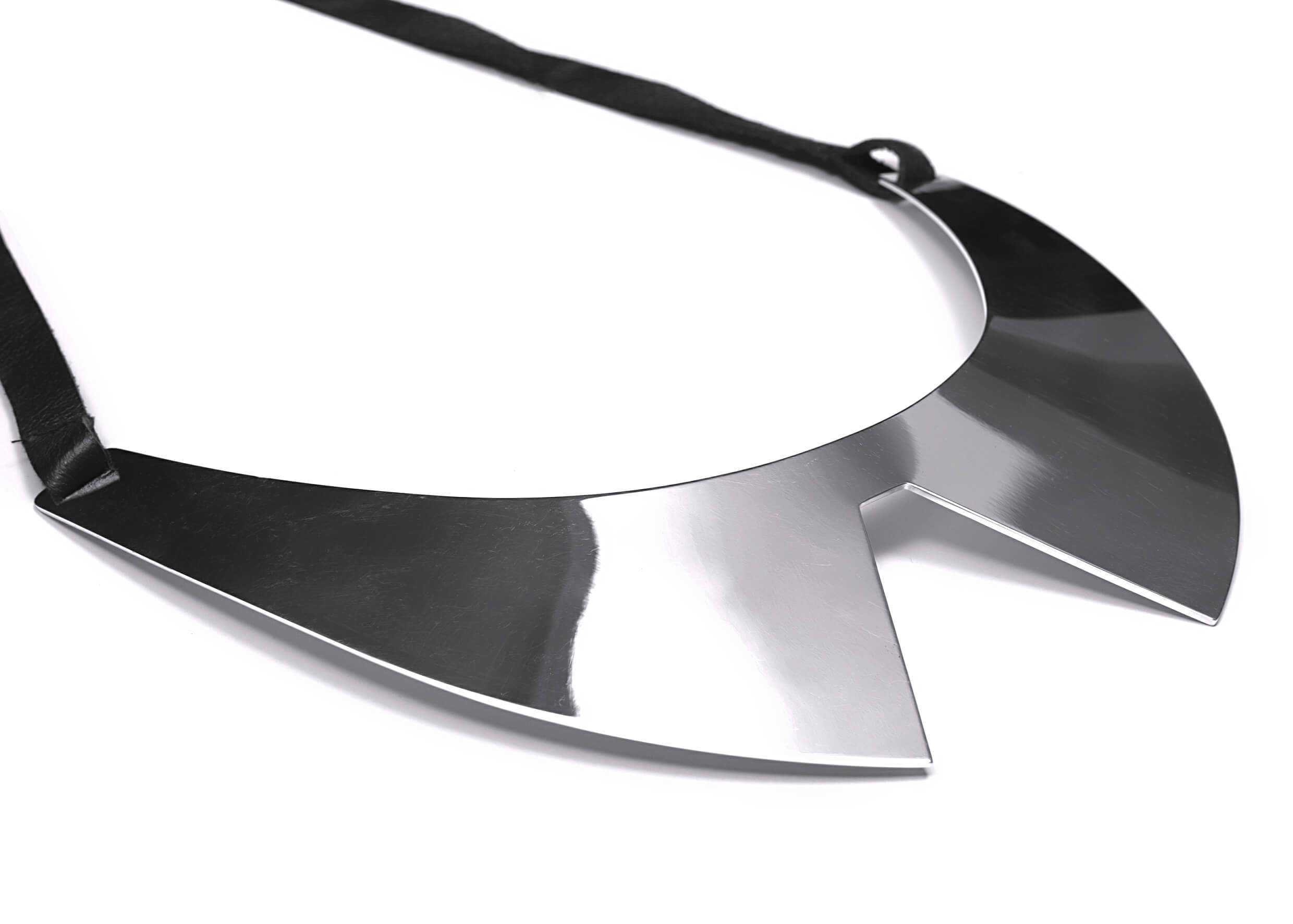 esther-perbandt-collar-halskette-silber-edelstahl-choker image 4