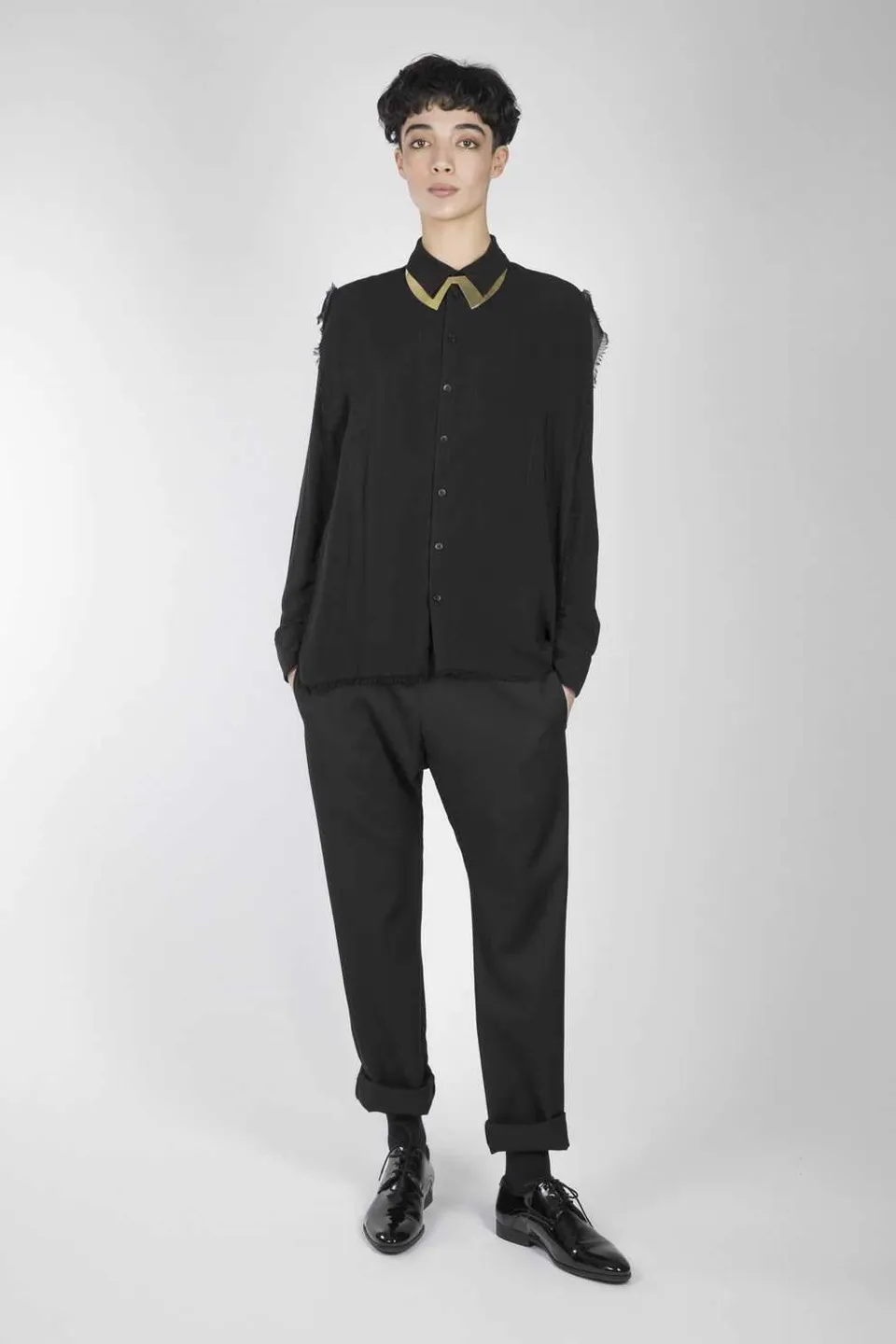esther-perbandt-flag-shirt-damen-schwarz-viskose-gr-36 image 1