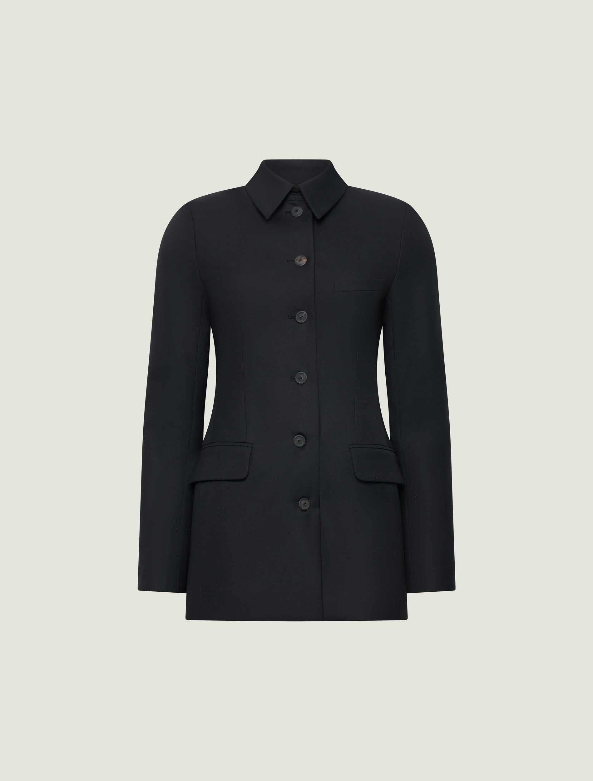 ioannes-tailored-jacket-blazer-poly-wolle-tailliert-deadstock image 1