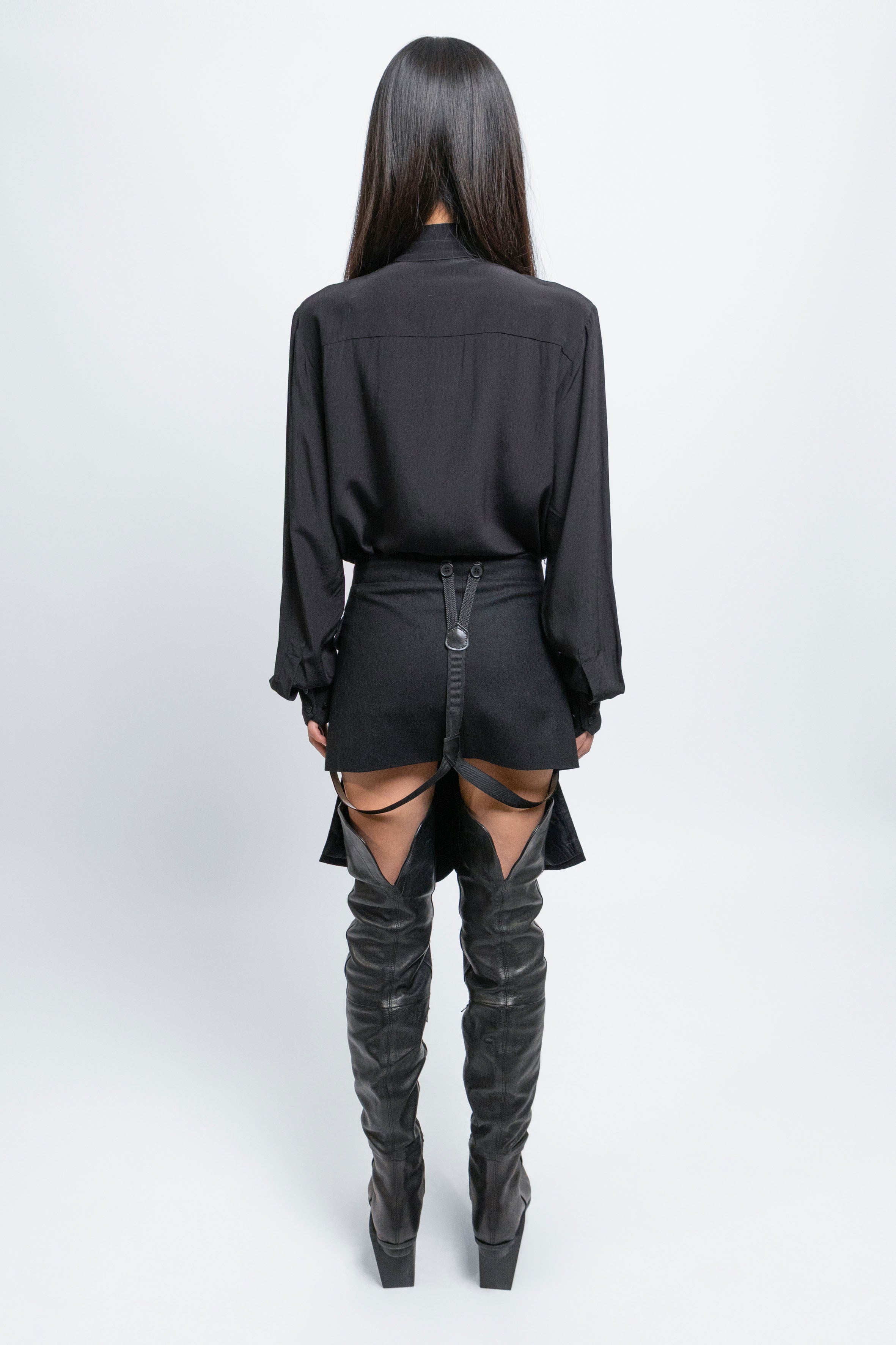 esther-perbandt-dinner-rock-damen-schwarz-asymmetrisch image 2