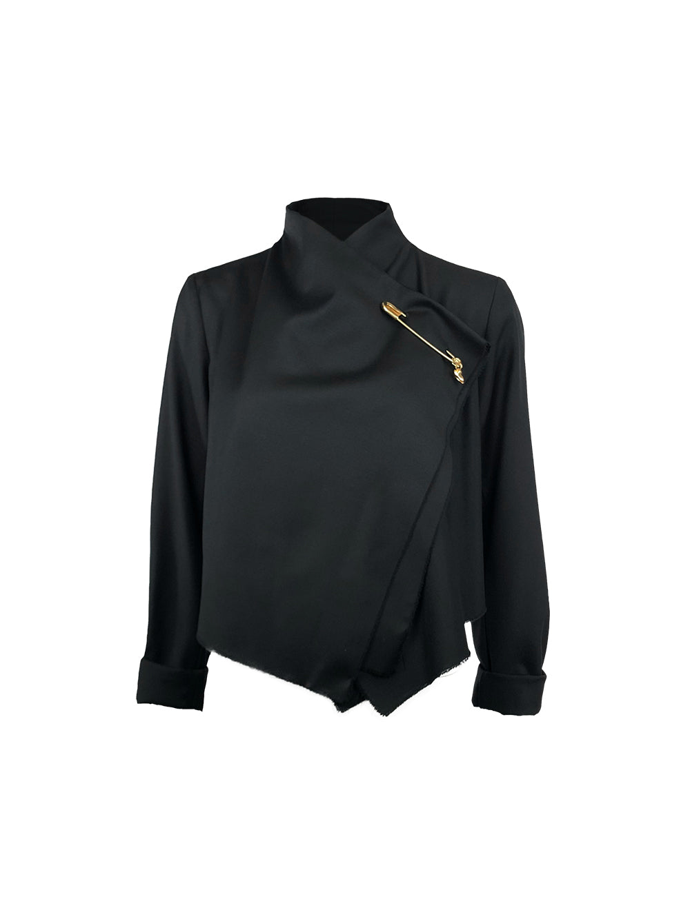 esther-perbandt-flag-short-jacke-schwarz-wolle-gr-36 image 5