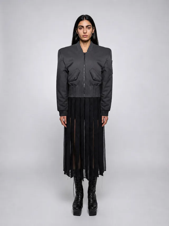 esther-perbandt-alles-von-hier-bomberjacke-damen-schwarz image 1
