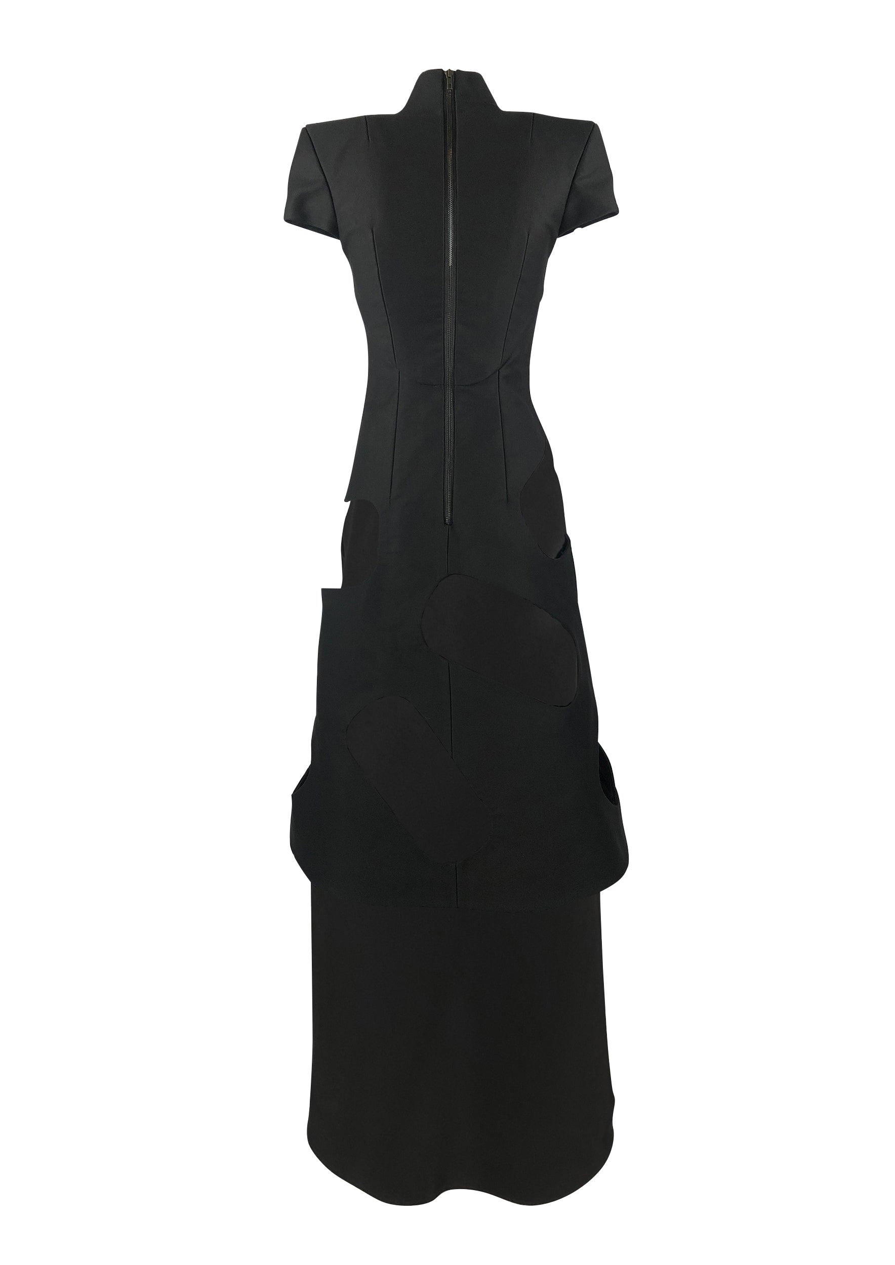 esther-perbandt-lana-cutout-kleid-schwarz-baumwolle-lang image 6