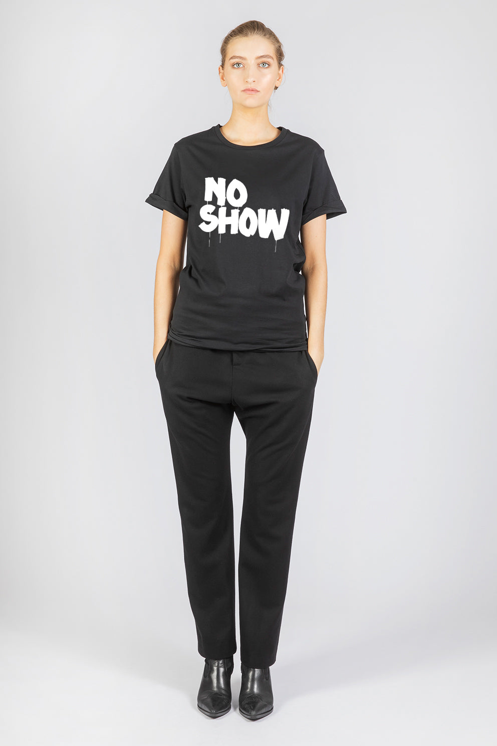 esther-perbandt-no-show-t-shirt-damen-schwarz-bio image 2