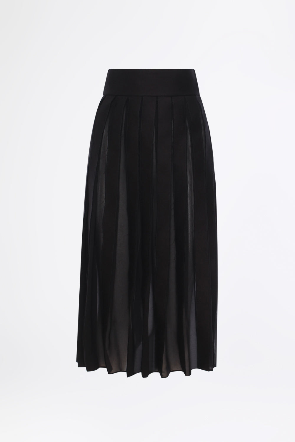 esther-perbandt-stripes-rock-damen-schwarz-midi-baumwolle image 2