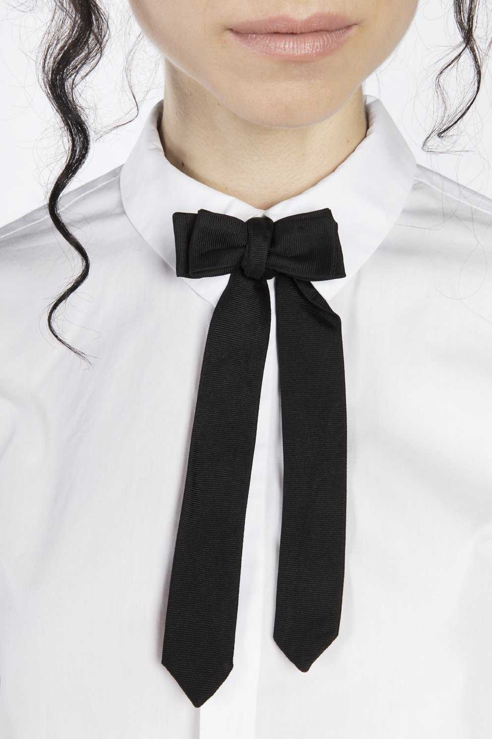 esther-perbandt-bow-tie-fliege-seide-schwarz-verstellbar image 2