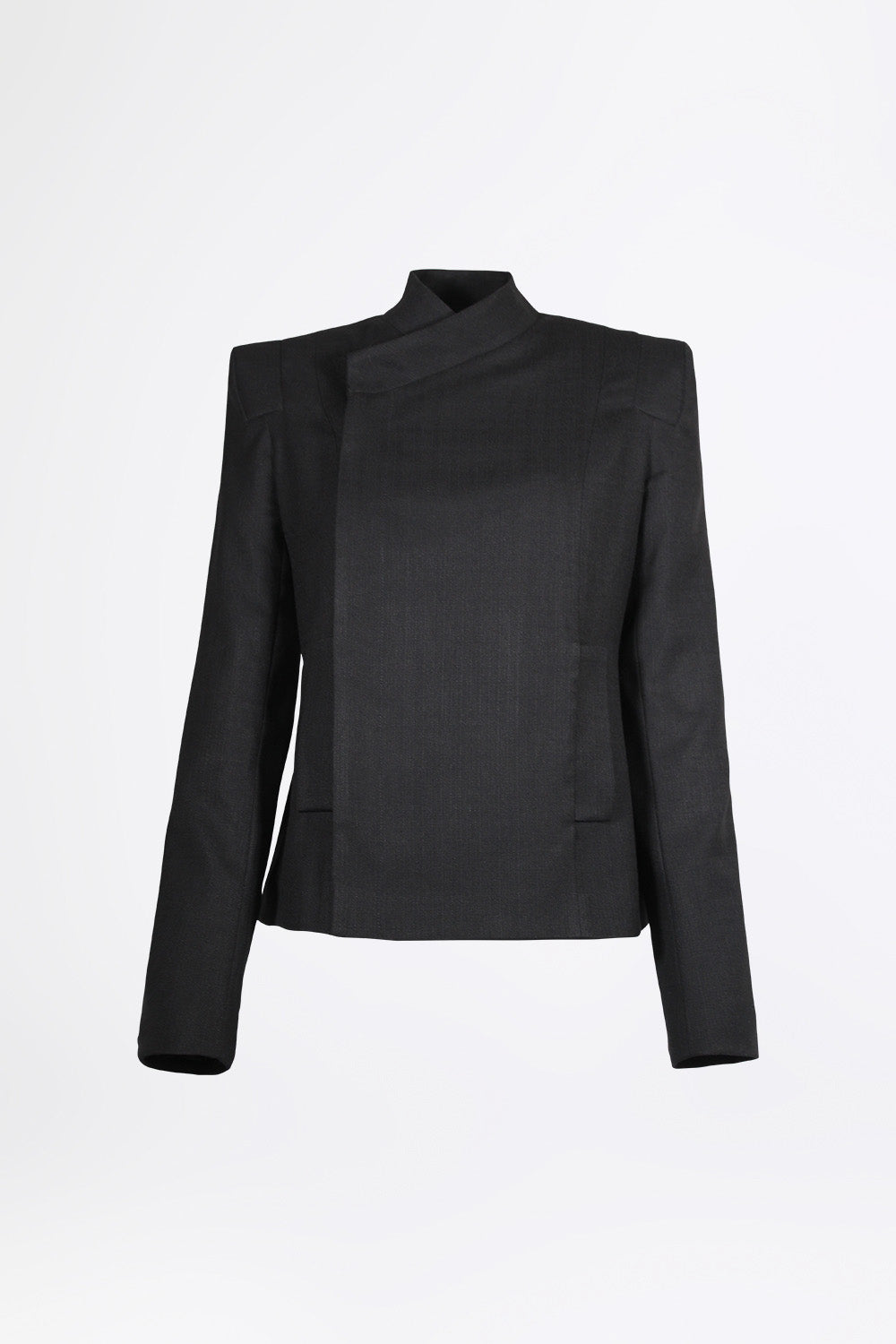 esther-perbandt-tight-blazer-herren-schwarz-stehkragen image 2