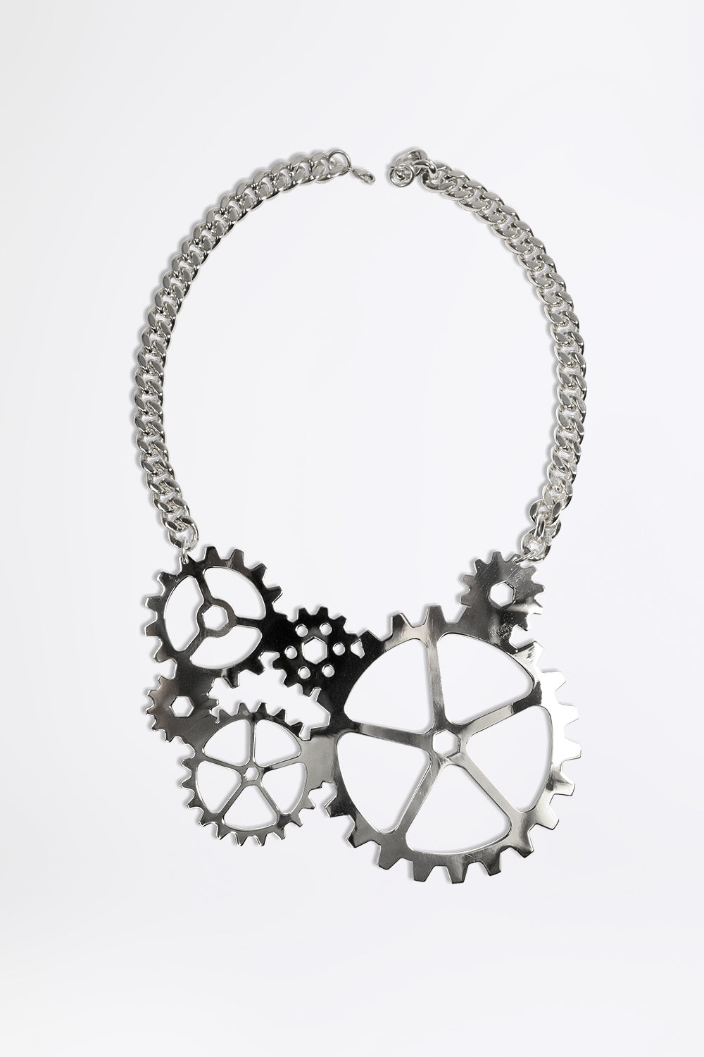 esther-perbandt-gearwheel-queen-kette-silber-halskette-39cm image 1