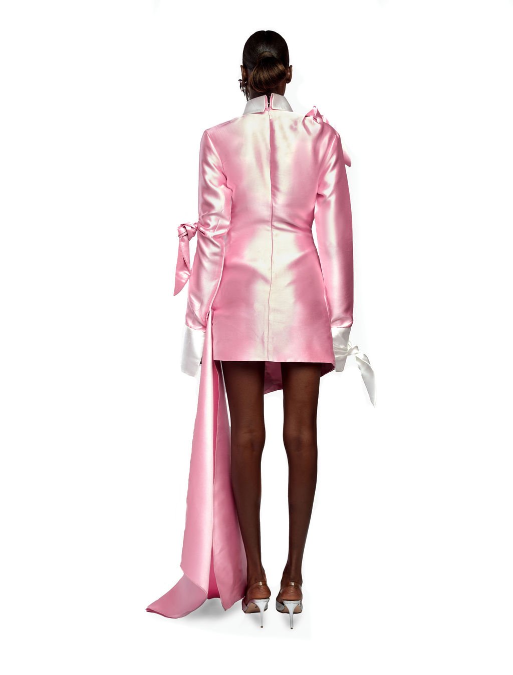 fruch-dola-kleid-hellrosa-cutout-kleid-mit-kragen image 2