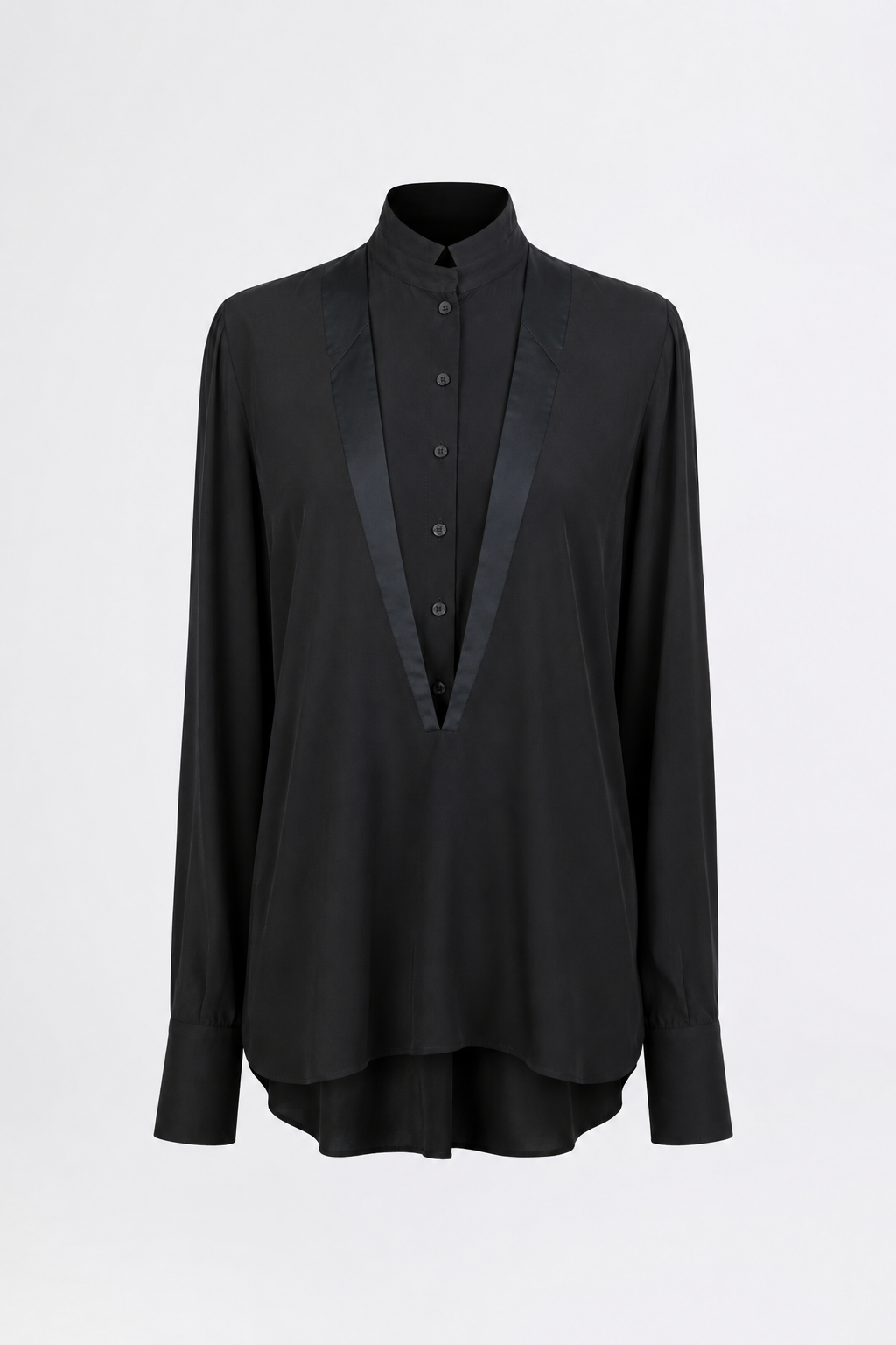 esther-perbandt-double-collar-shirt-damen-schwarz-viskose image 2