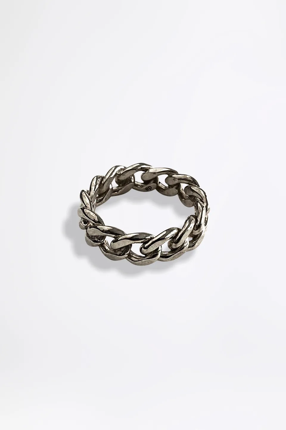 esther-perbandt-tank-chain-fine-ring-gunmetal-edelstahl image 1