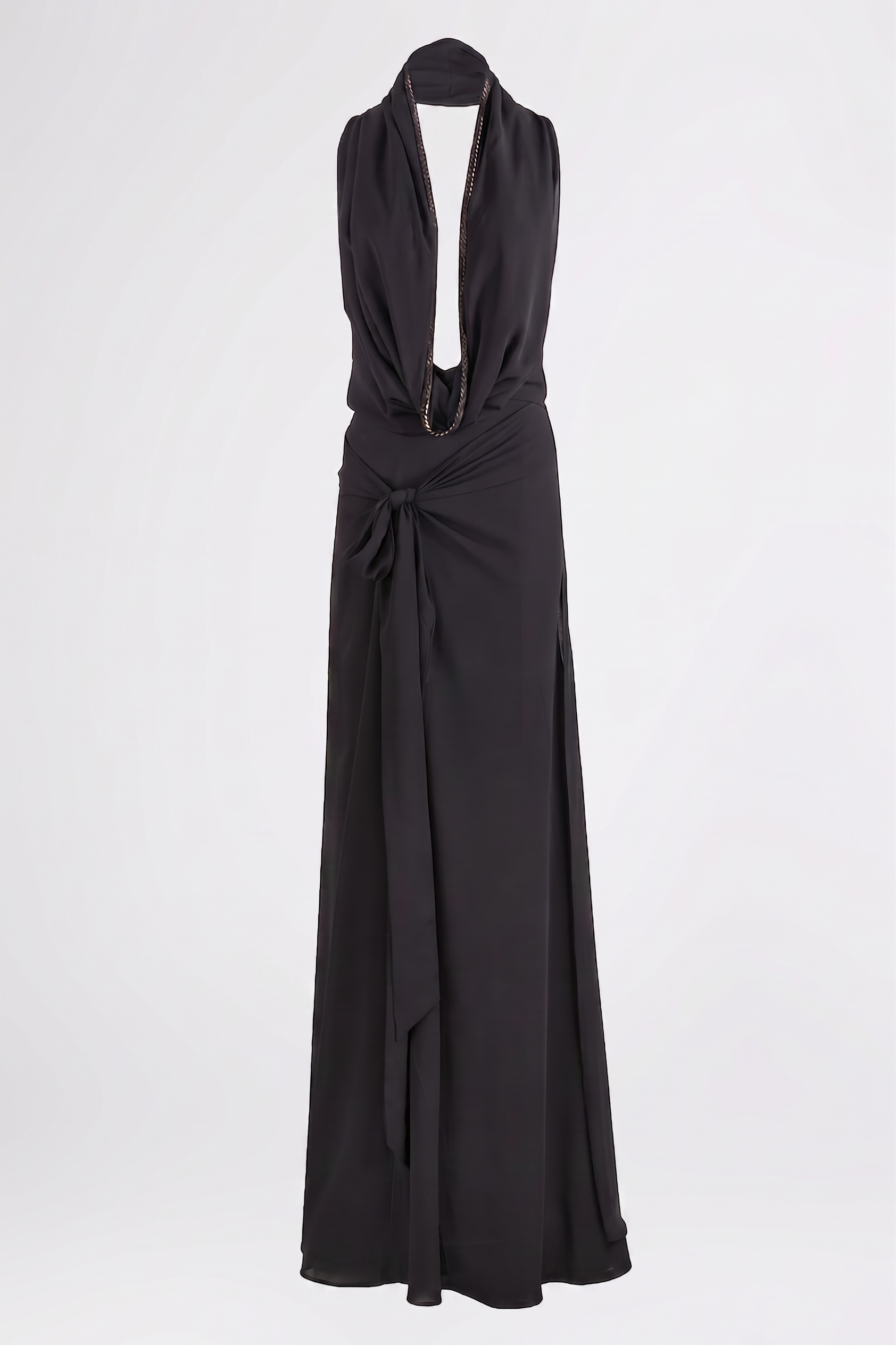 esther-perbandt-saturn-chain-kleid-schwarz-neckholder image 2