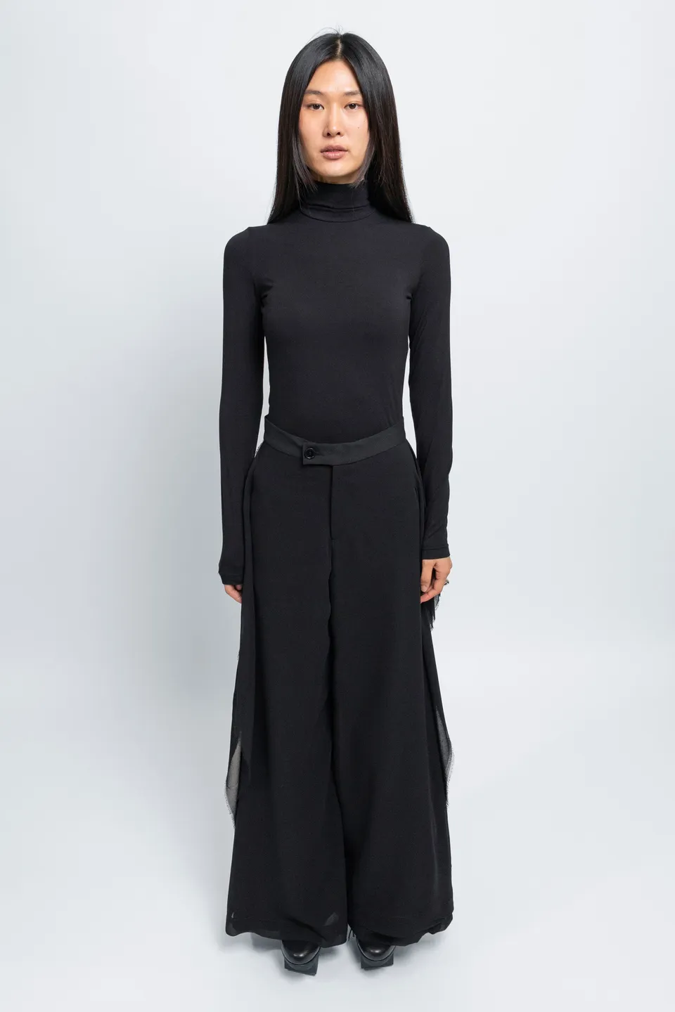 esther-perbandt-super-flag-hose-damen-schwarz-marlene-weit image 1