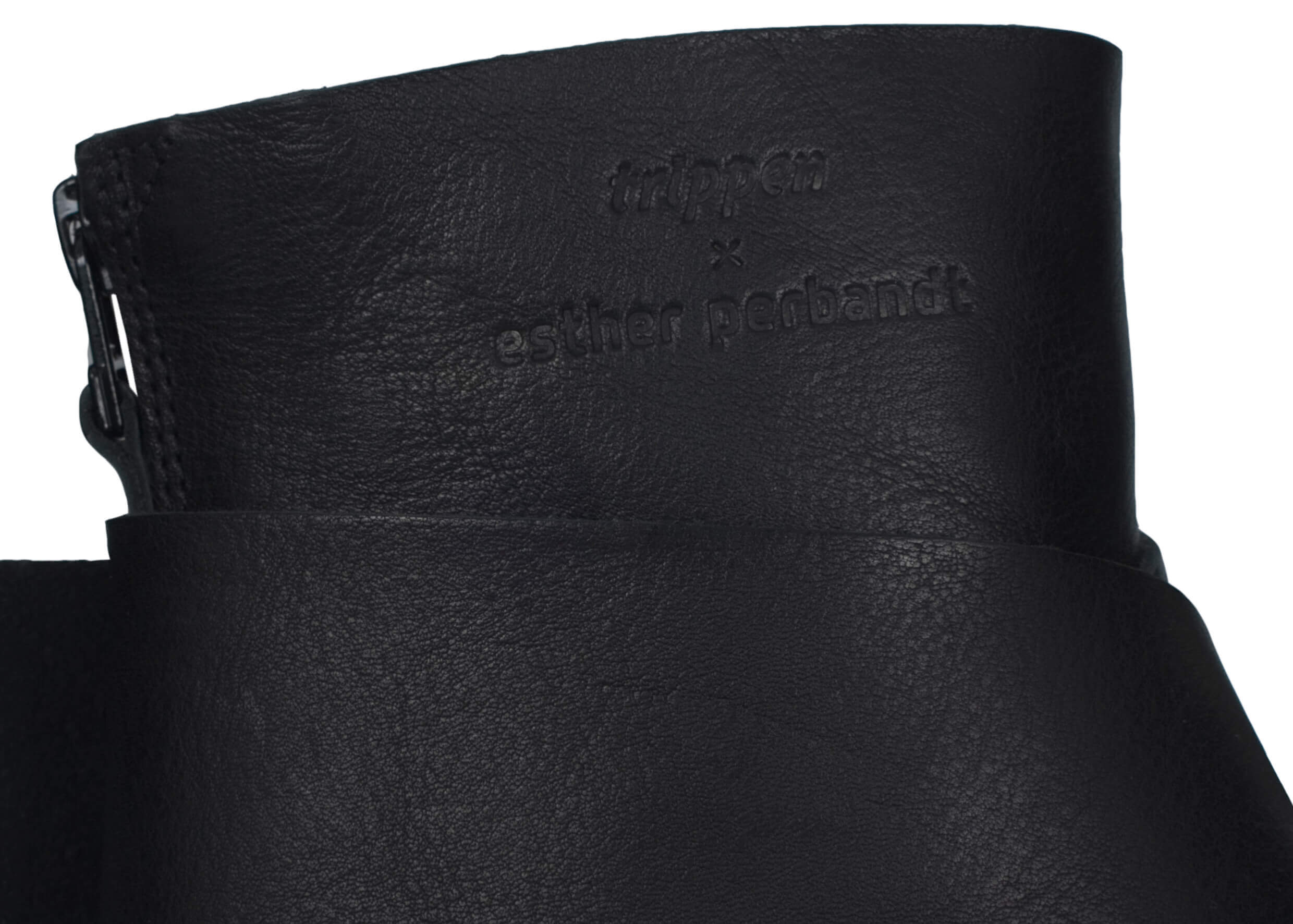 esther-perbandt-lune-stiefeletten-schwarz-leder-plateau-trippen image 6
