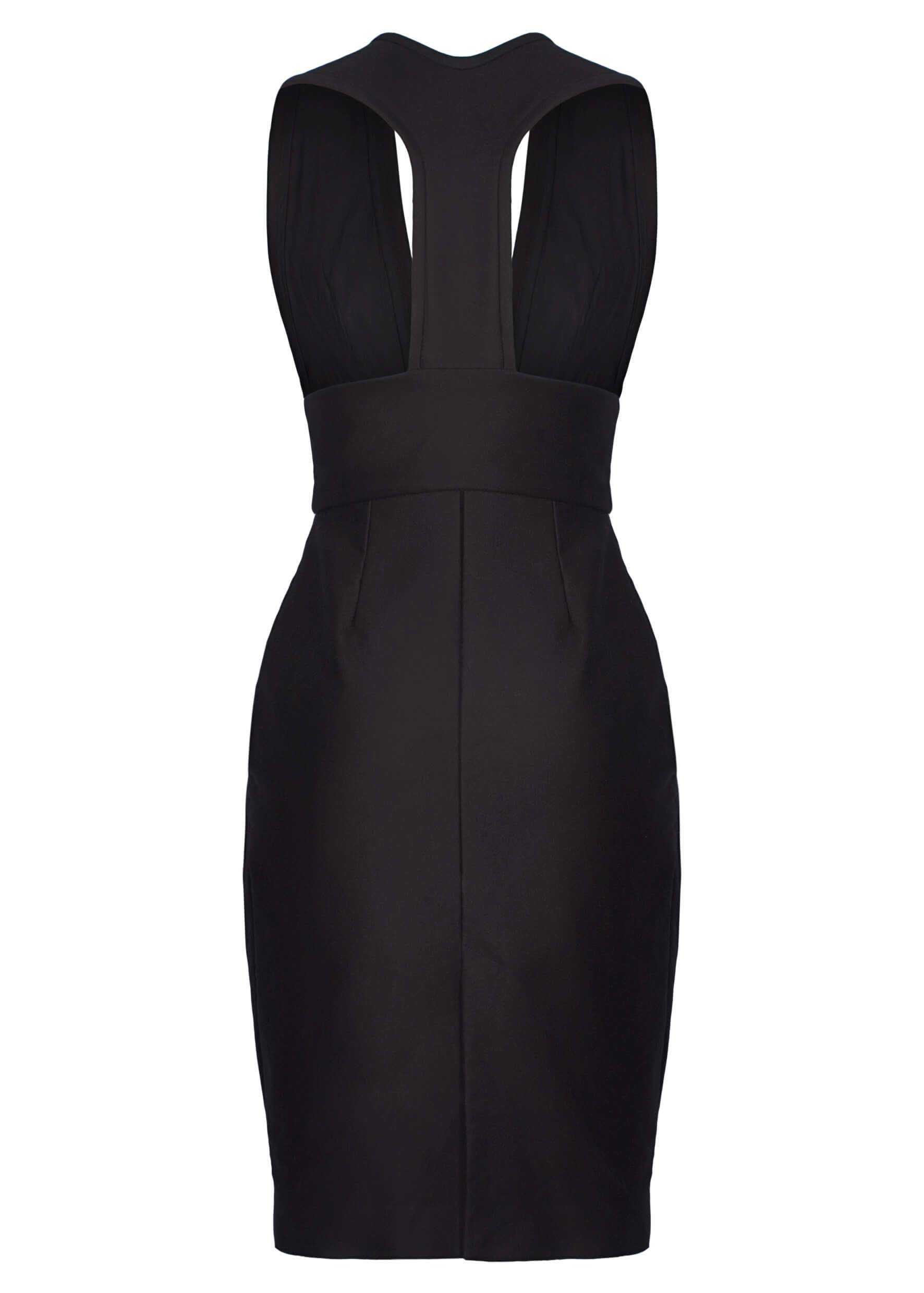 esther-perbandt-tulip-kleid-schwarz-baumwolle-taschen-v-ausschnitt image 6
