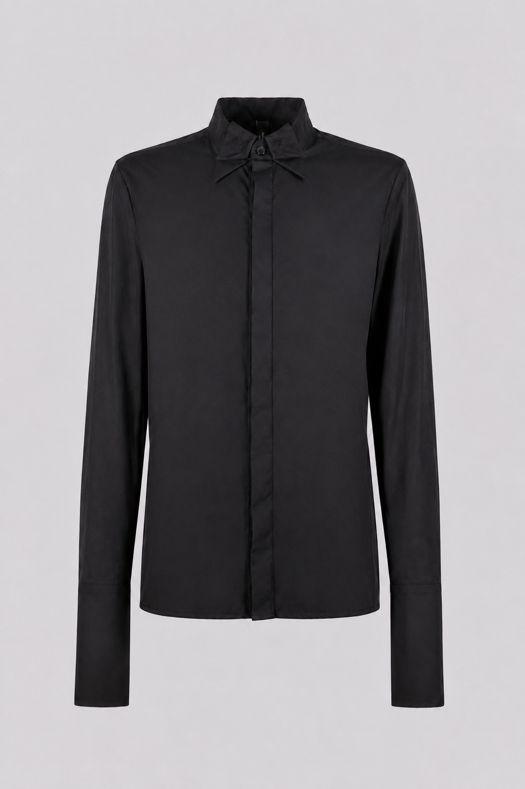 esther-perbandt-bow-hemd-herren-schwarz-slim-fit-baumwolle image 2