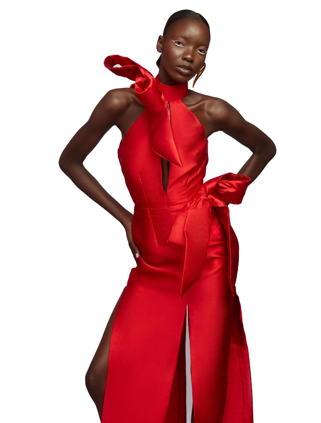 fruch-shagaya-kleid-lang-mit-schleifen-schlitzen image 4