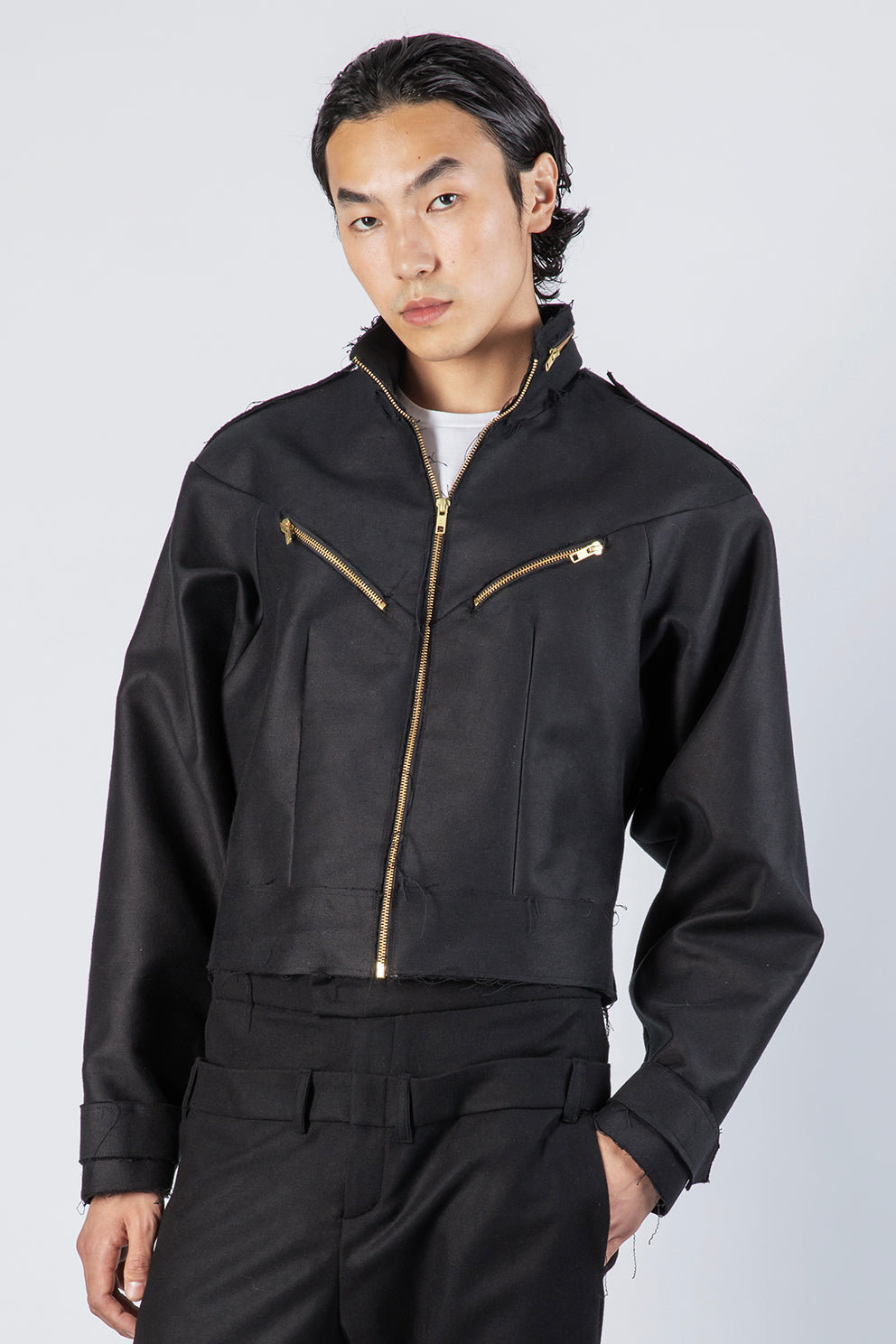 esther-perbandt-marfa-jacke-herren-schwarz-baumwolle-kapuze image 5