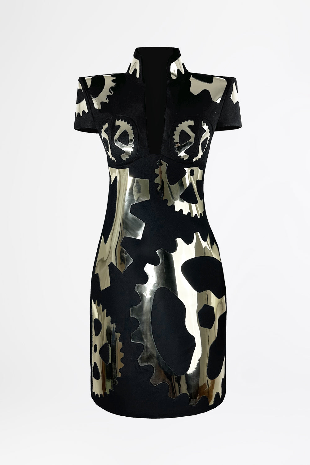 esther-perbandt-metropolis-kleid-damen-schwarz-eng-kaschmir image 2