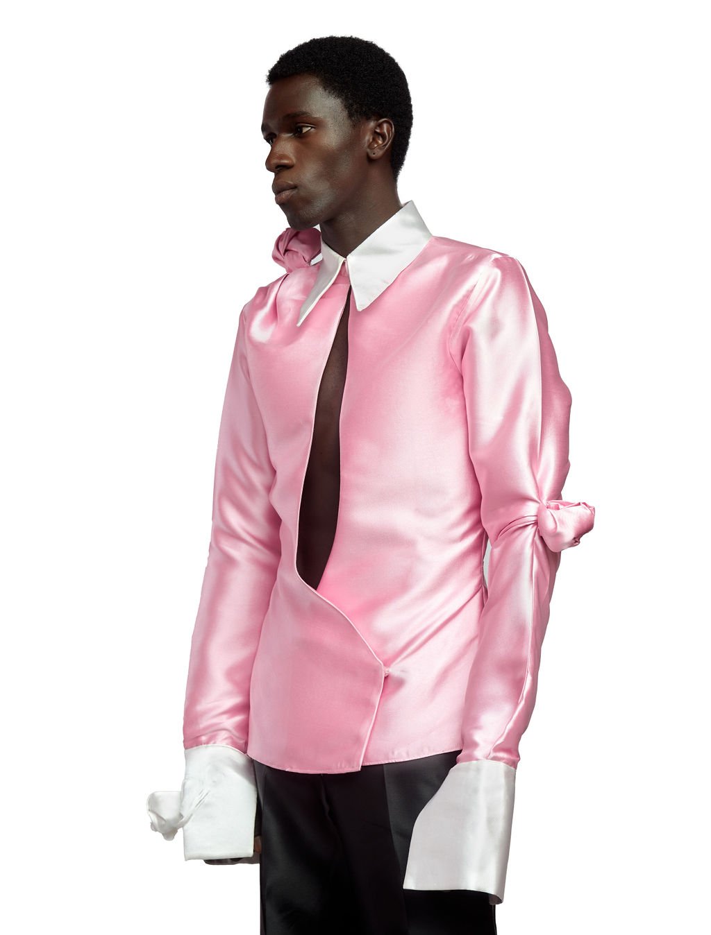 fruch-aliko-shirt-rosa-bluse-cutout-knoten-wei image 3