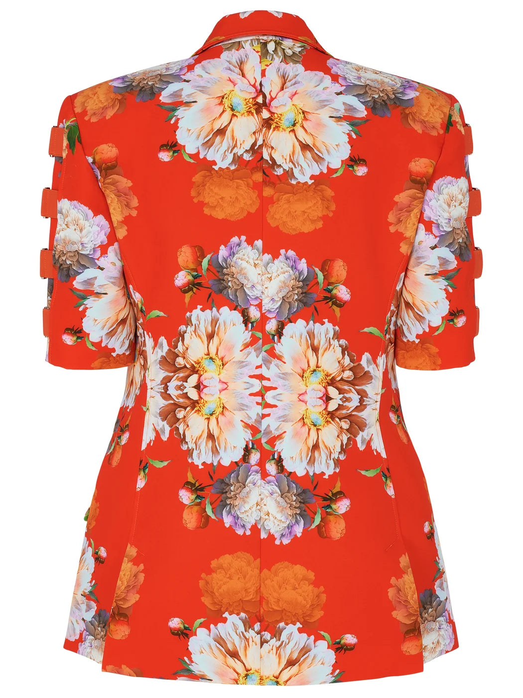 marcel-ostertag-dancing-flowers-blazer-orange-blumenprint image 2