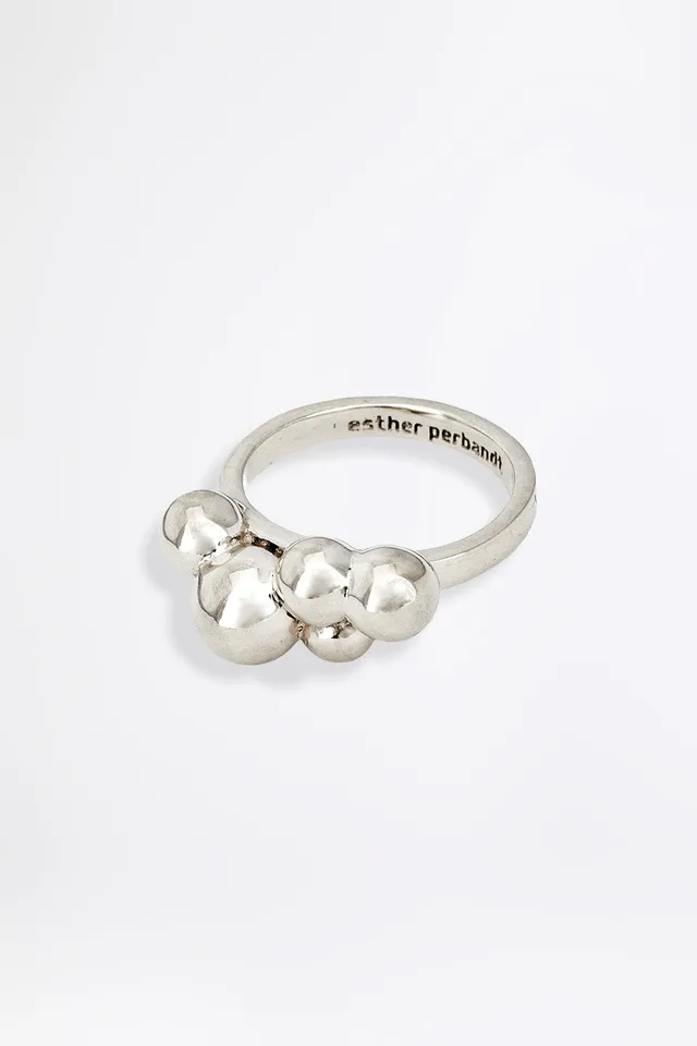 esther-perbandt-fine-bubble-ring-silber-edelstahl image 1