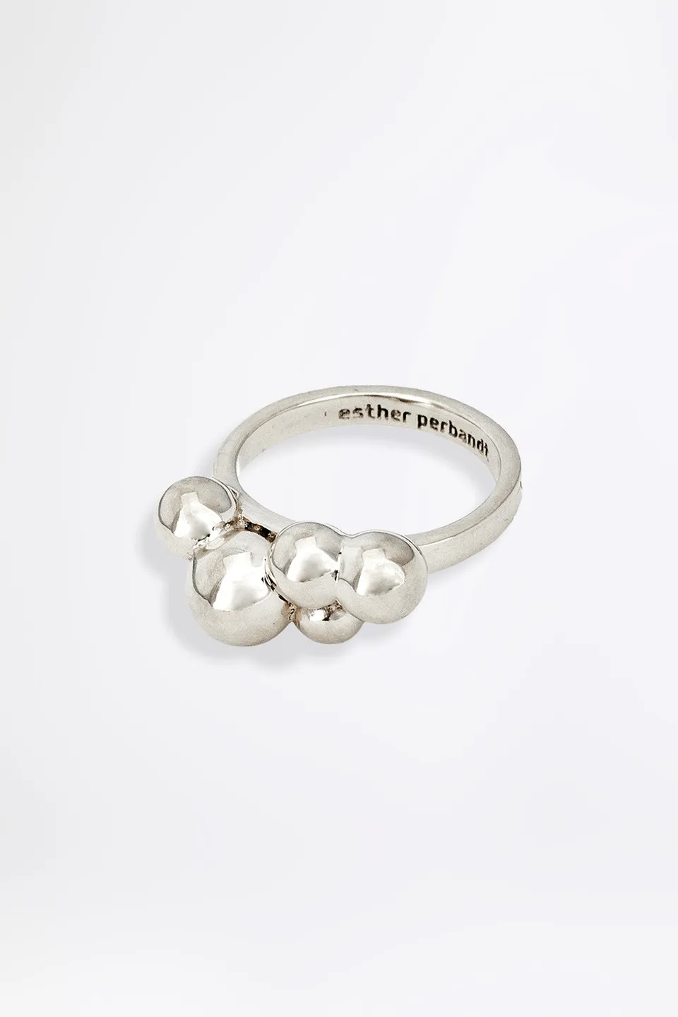 esther-perbandt-fine-bubble-ring-silber-edelstahl image 1
