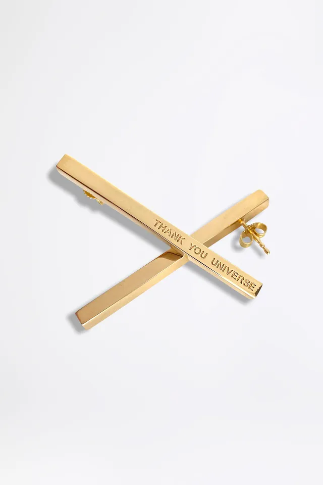 esther-perbandt-thank-you-universe-ohrring-gold-edelstahl image 1