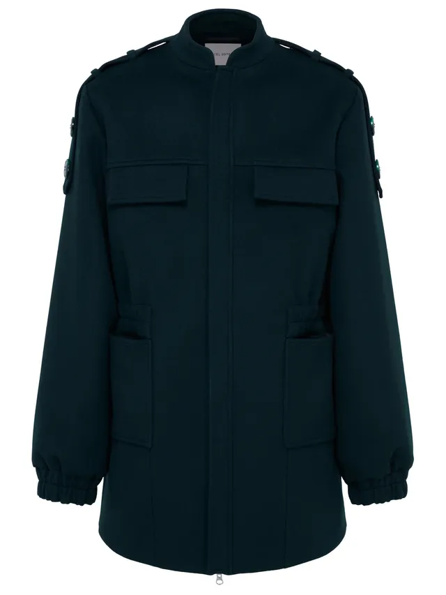 marcel-ostertag-jacke-wolle-petrol-blue-hour-m-l image 1