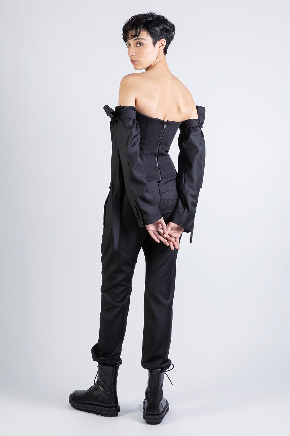 esther-perbandt-corsage-long-top-damen-schwarz-viskose-gr-34-42 image 6