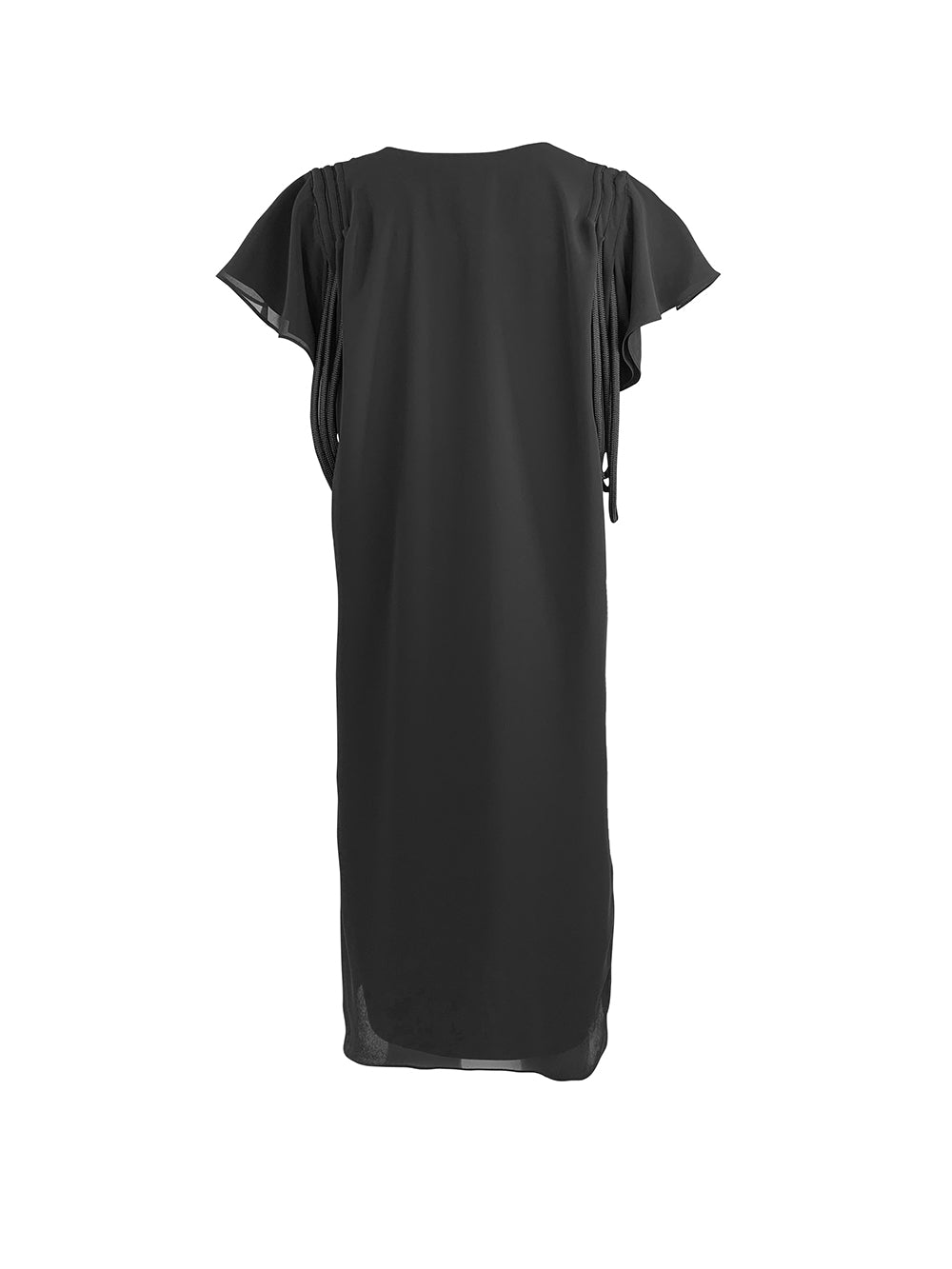 esther-perbandt-galaxy-kleid-damen-schwarz-kurz-viskose-lagen image 4