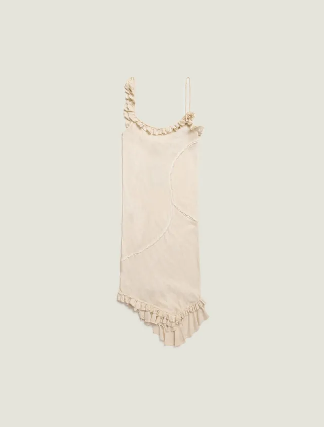 ioannes-ruffle-dress-kleid-midi-pima-baumwolle-r-schen image 1