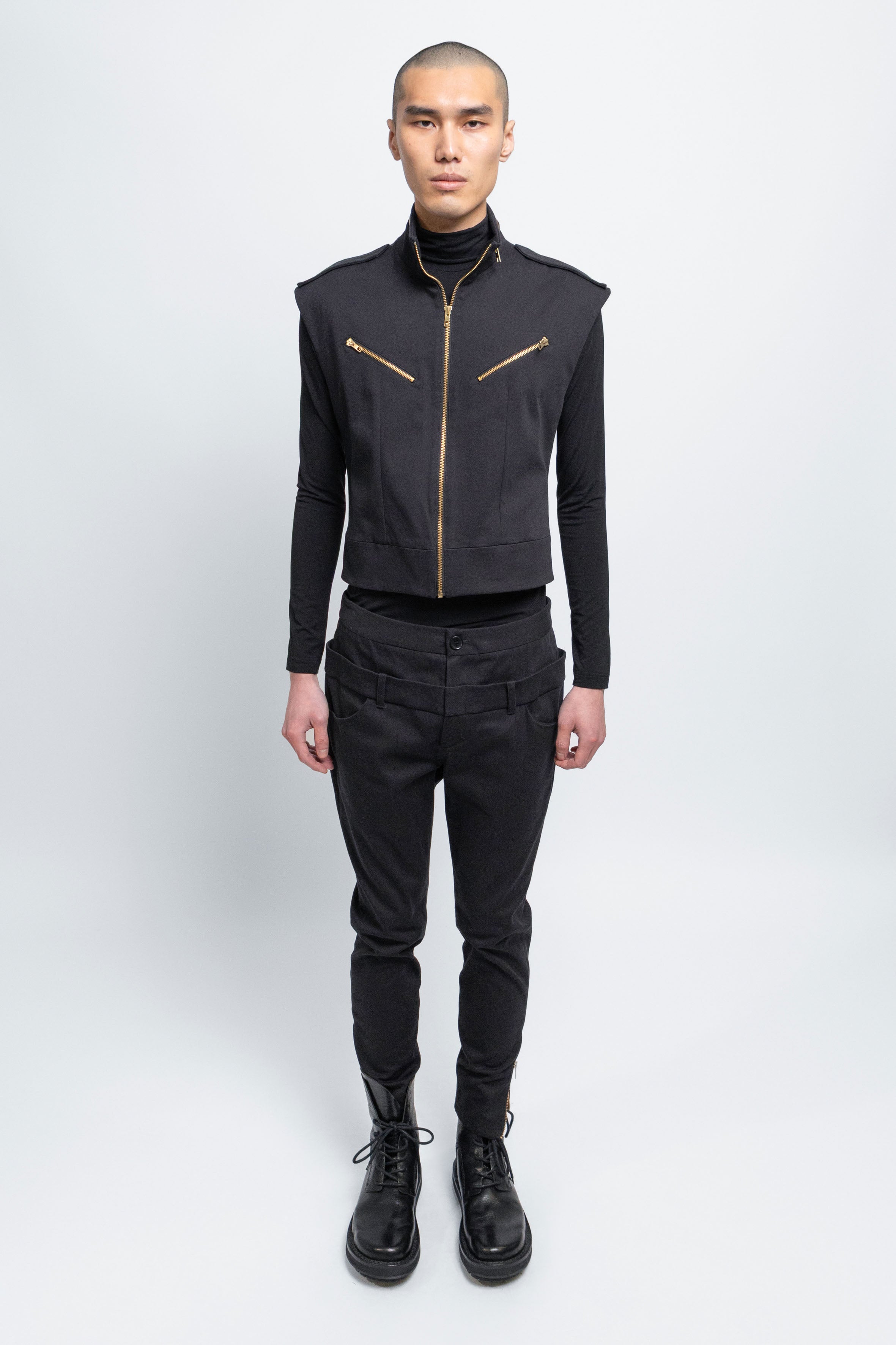 esther-perbandt-skinny-norris-gold-hose-herren-schwarz-stretch image 1