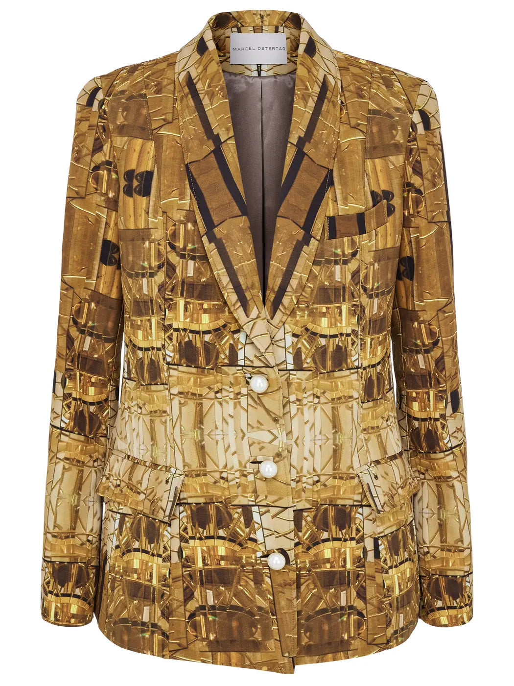 marcel-ostertag-seventies-lamp-blazer-braun-damen image 1