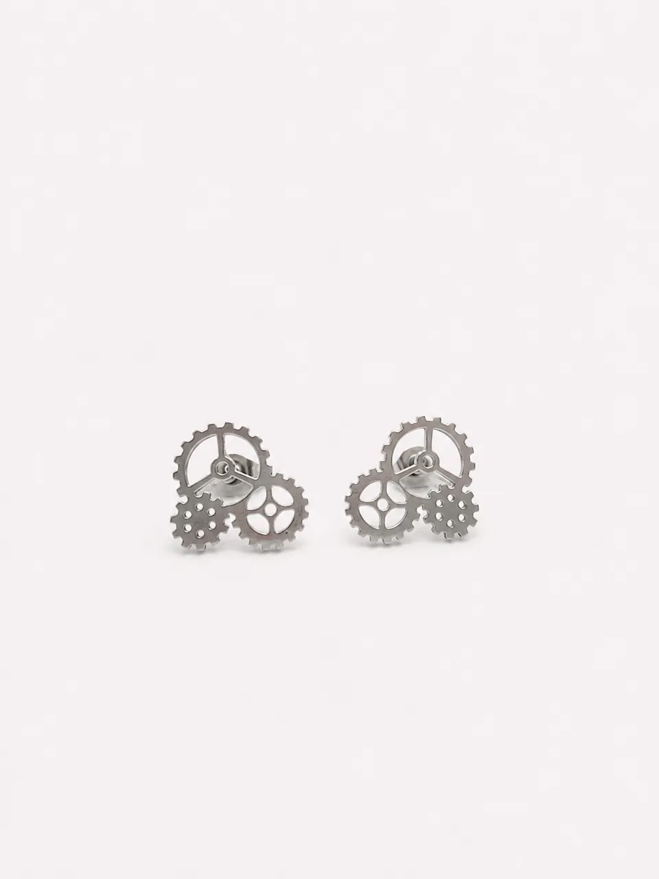 esther-perbandt-gearwheel-ohrring-silber-edelstahl image 1