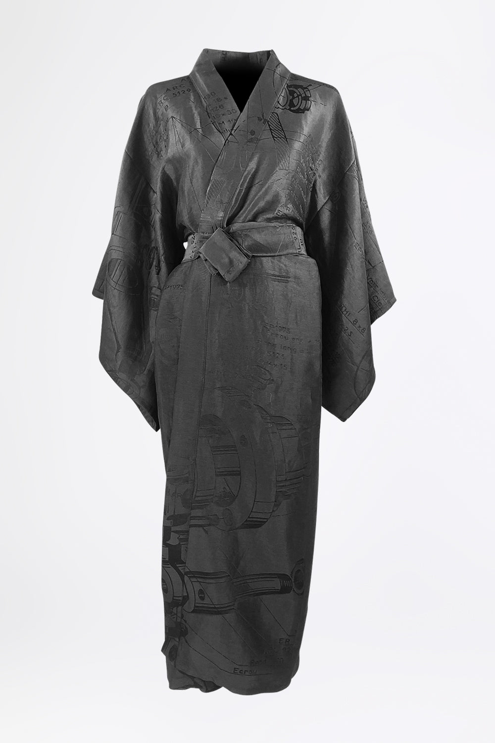 esther-perbandt-machine-long-kimono-herren-schwarz-leinen image 2