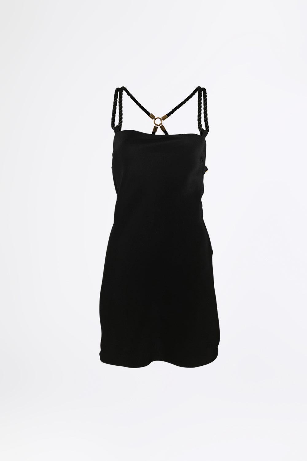 esther-perbandt-rope-kleid-damen-schwarz-seide-kurz image 2