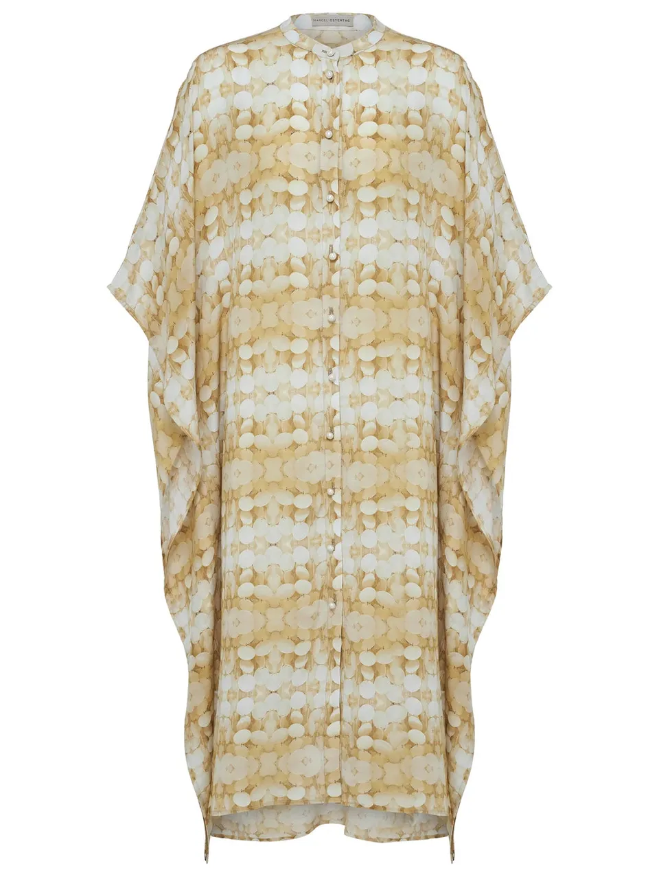 marcel-ostertag-kaftan-seide-perlmutt-onesize-kleid image 1