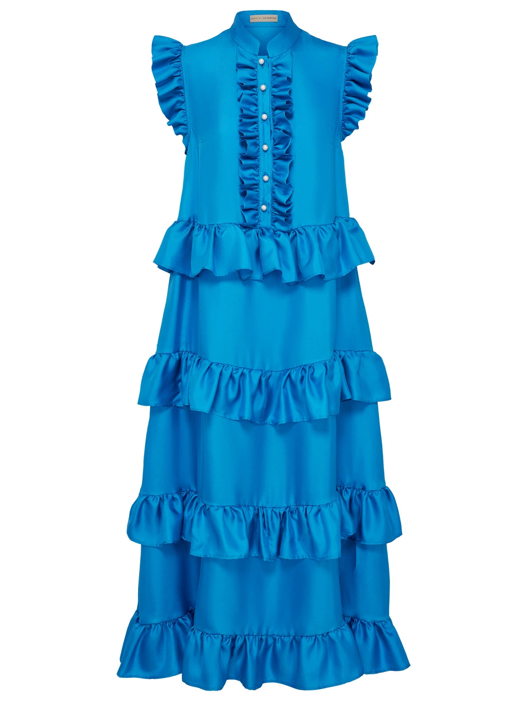 marcel-ostertag-paradise-midikleid-seide-blau-volants image 2