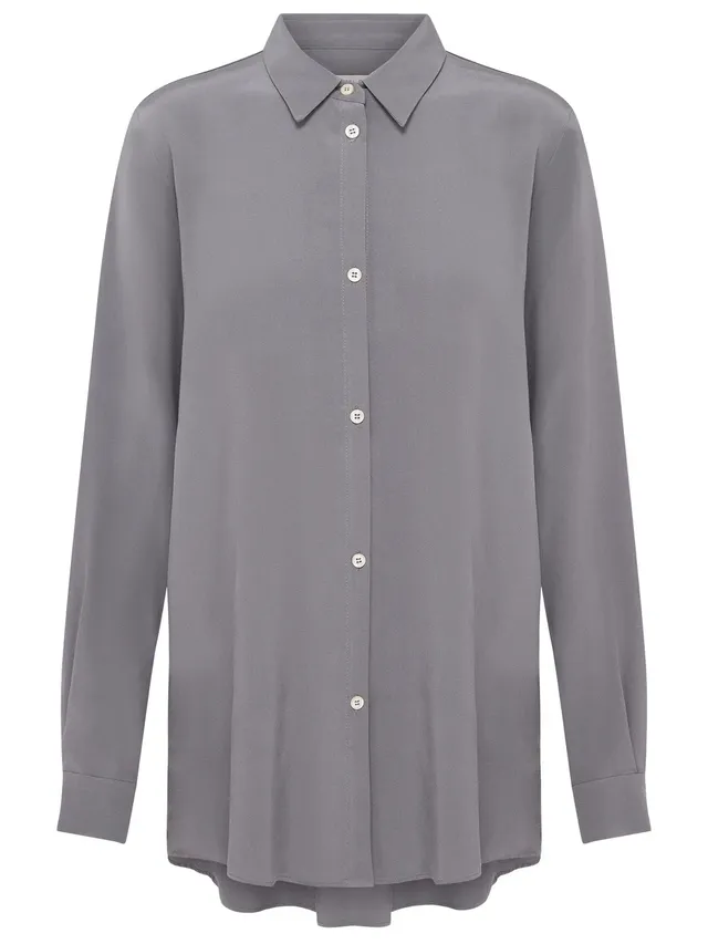 marcel-ostertag-damen-bluse-seide-grau-gr-38-40-perlmuttkn-pfe image 1