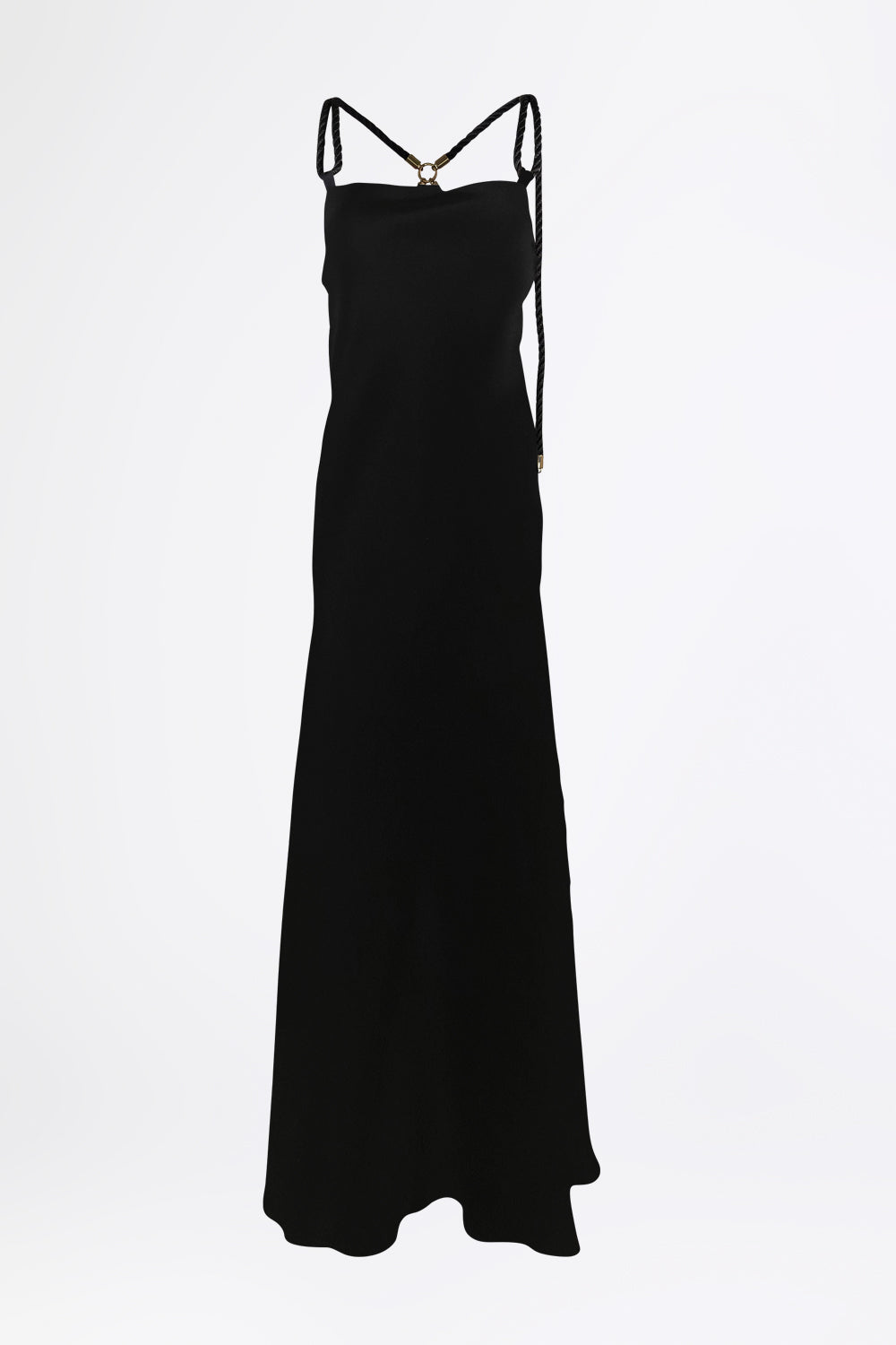 esther-perbandt-rope-lang-kleid-schwarz-seide image 2